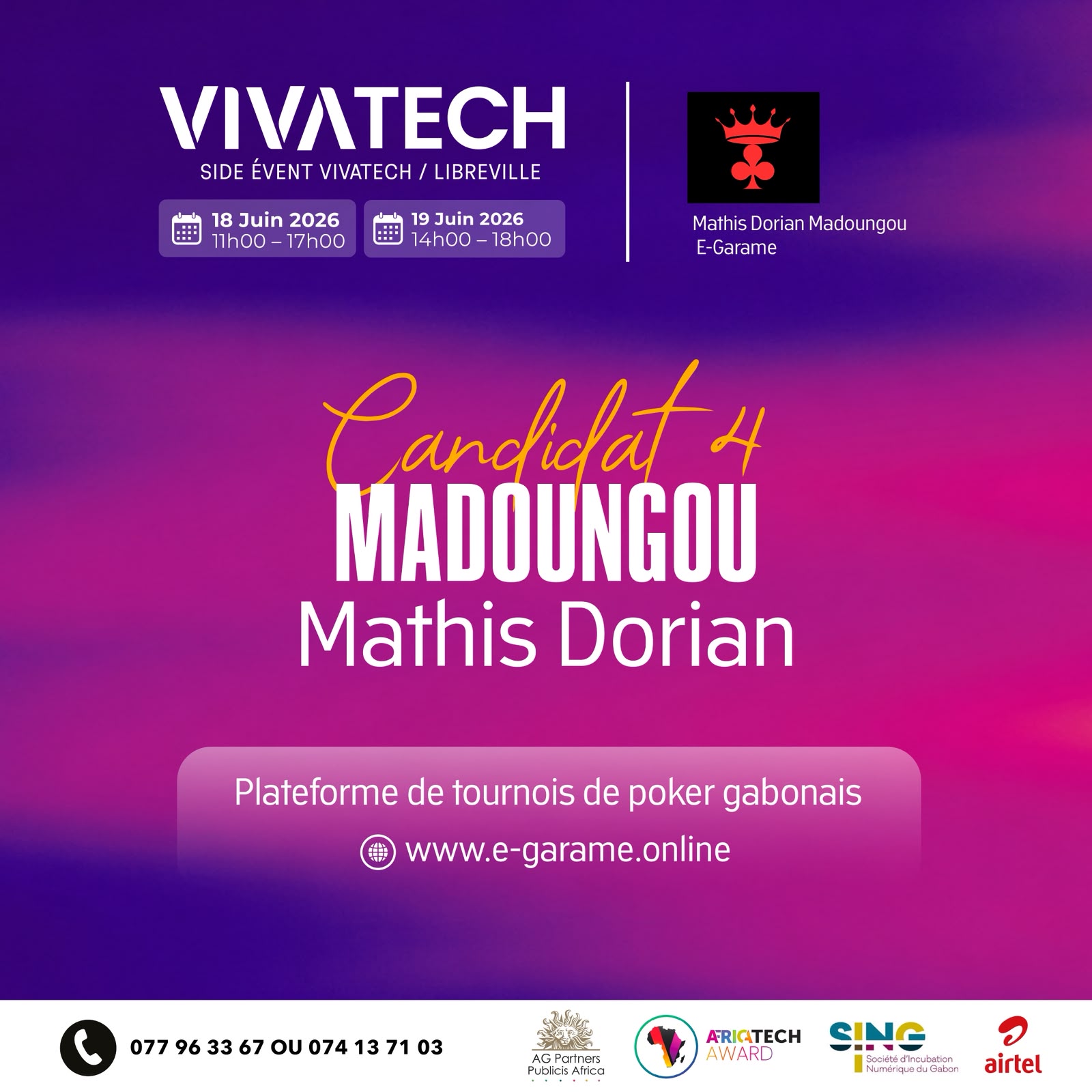 La Garame à VivaTech Gabon 2026